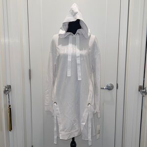 Iceberg sporty Grosgrain drawcord hoodie dress